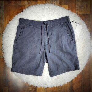 Medium Cotton Drawstring Slim Grey Shorts